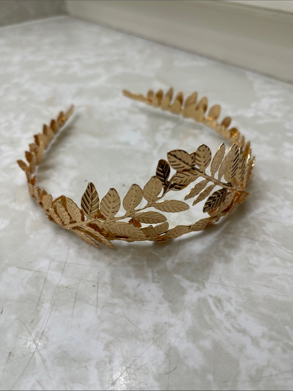 Gold Leaf Headband Women’s Hair Accessory